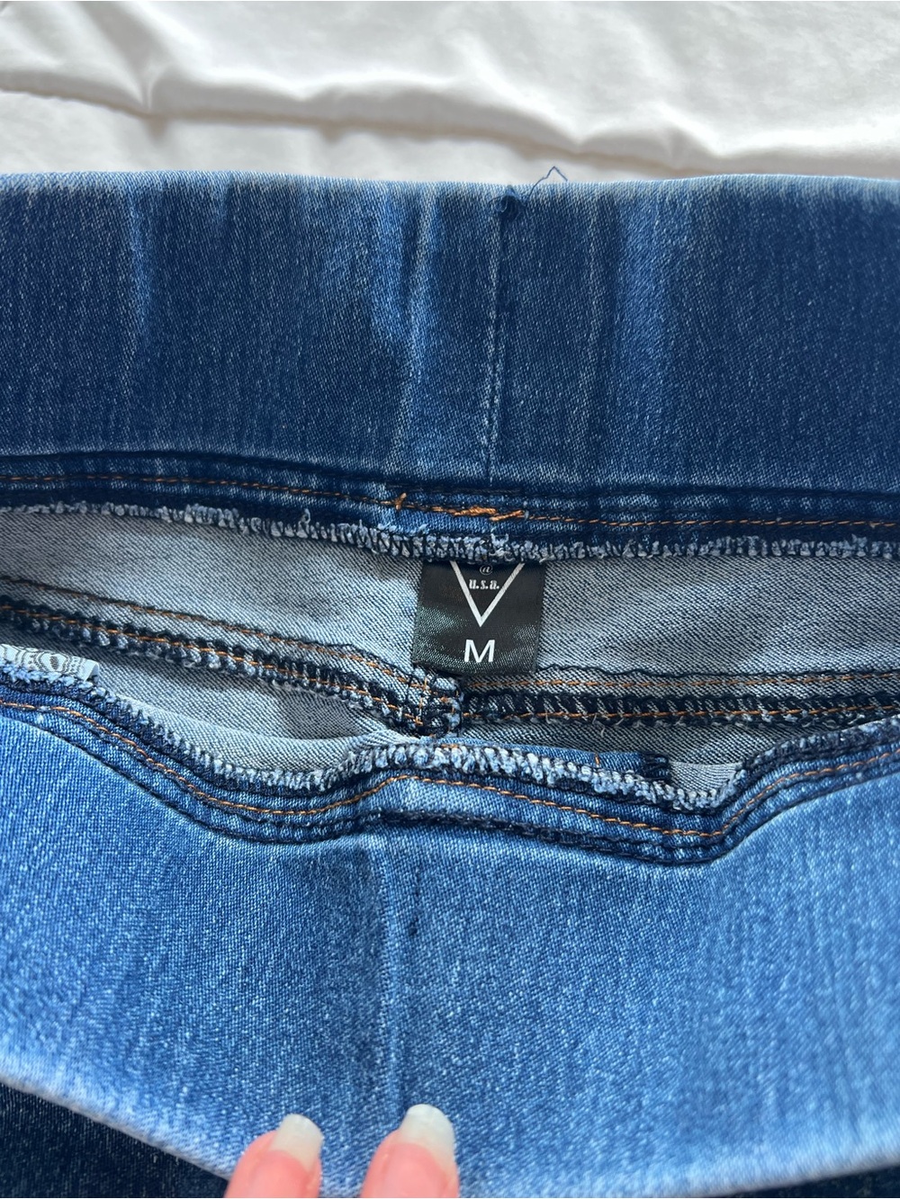& Other Stories Blue Denim Maxi Skirt - Picture 2 of 2
